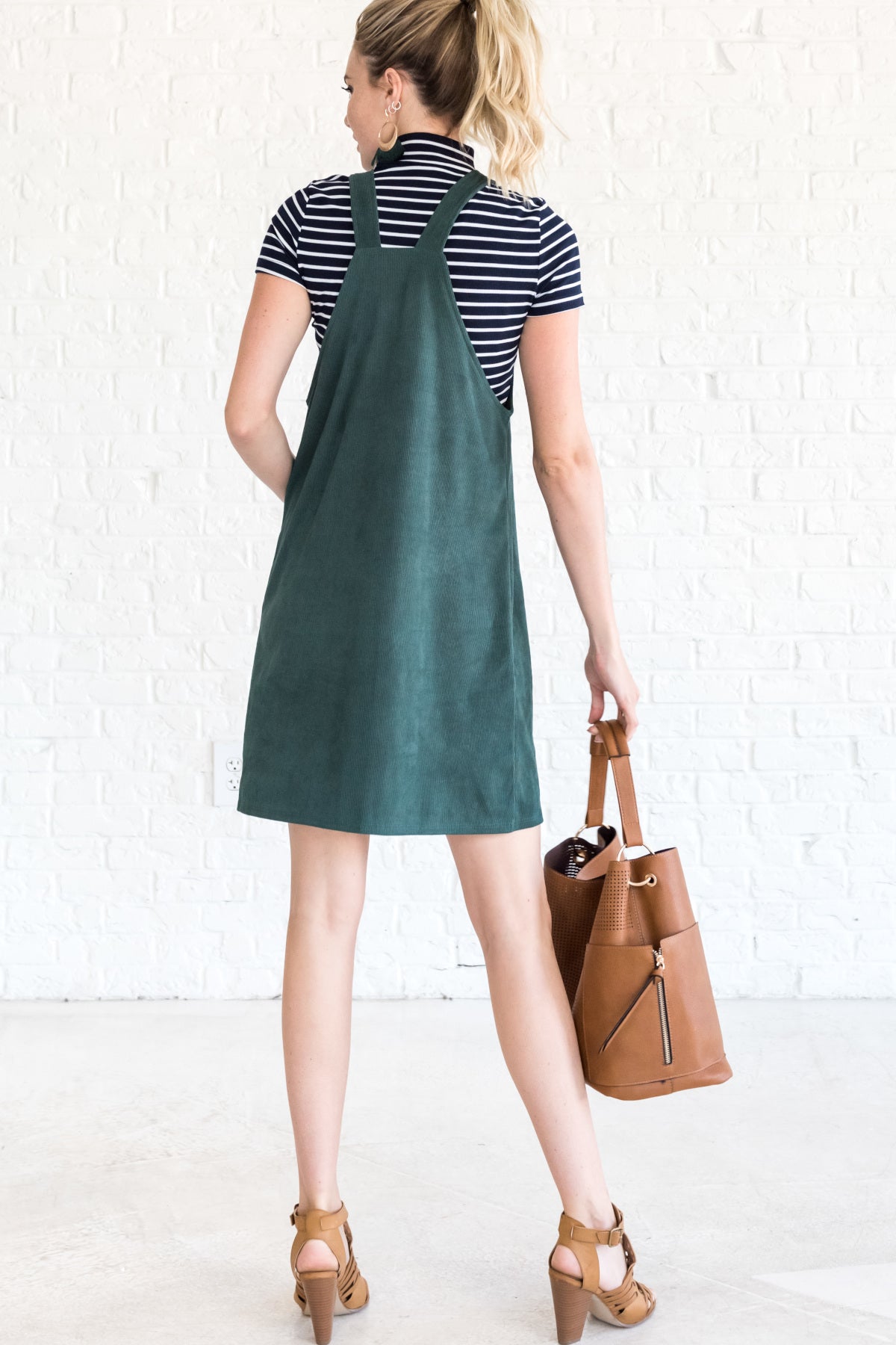 Hello Autumn Dark Green Overall Mini ...